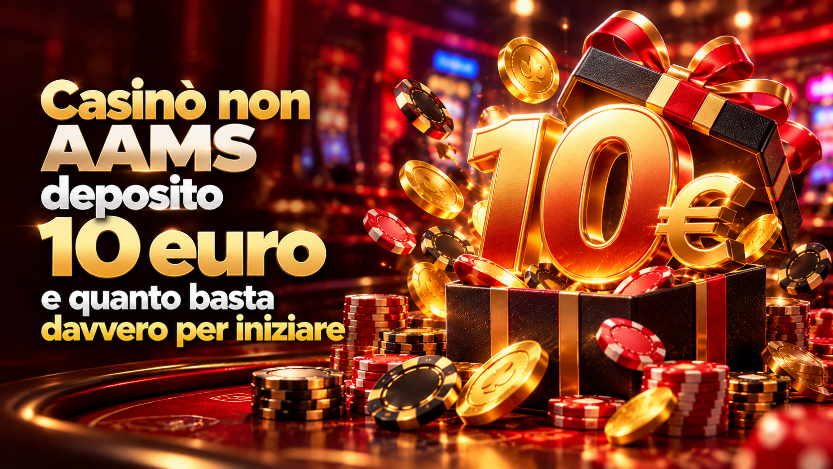 Casinò non AAMS deposito 10 euro e quanto basta davvero per iniziare