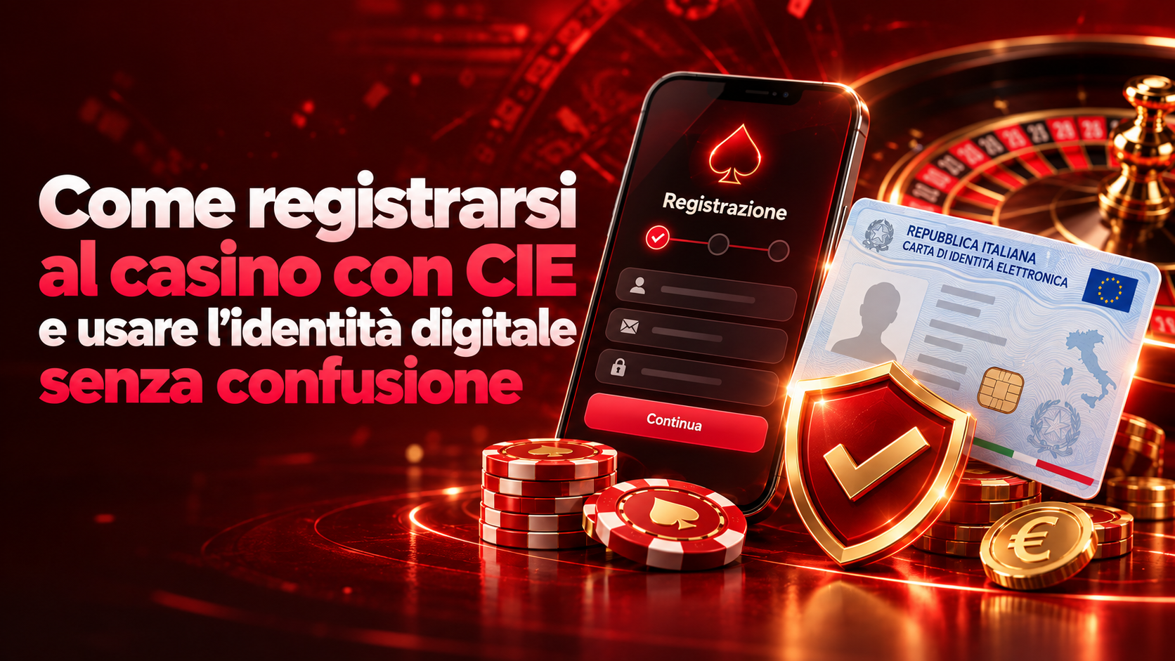 come registrarsi al casino con CIE